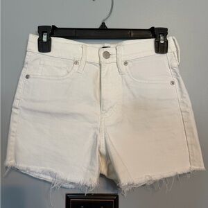Banana Republic White Jean Shorts